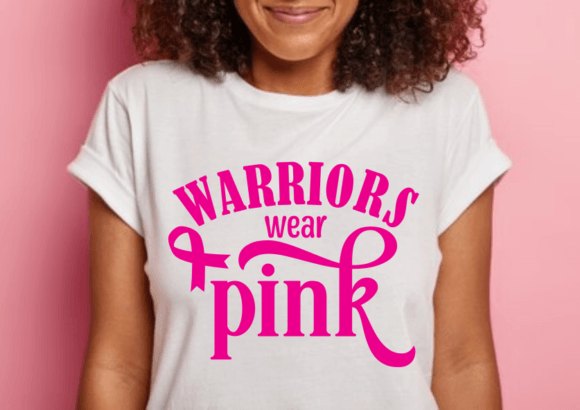 Warriors Wear Pink Graphics for Crafts and Digital Products